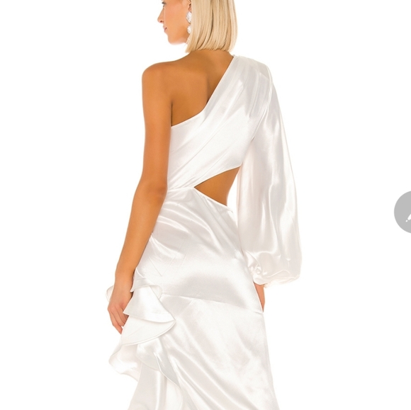 Bronx and Banco Monica Gown in White - Picture 3 of 12